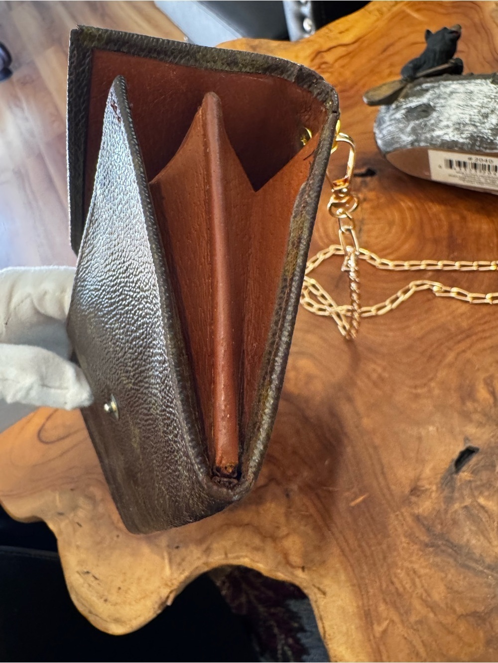 just in🔥 Louis Vuitton vintage monogram long wallet converted before 1980 - Picture 11 of 14